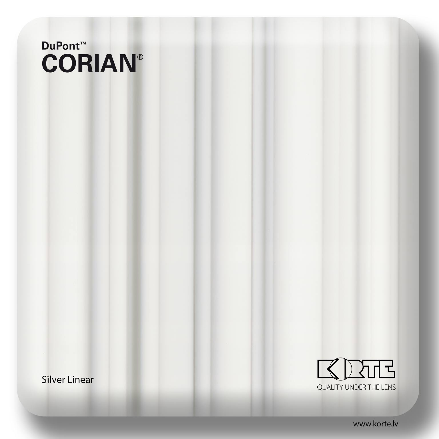 Corian Silver Linear