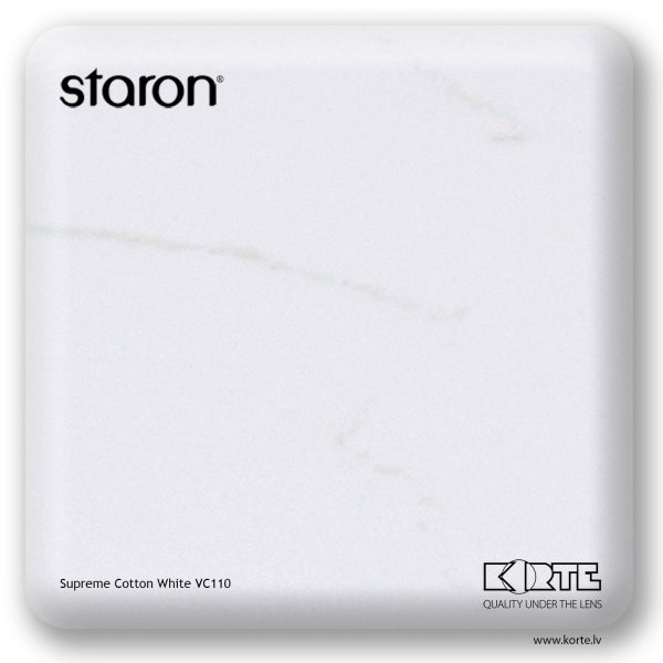 Staron Supreme Cotton White VC110