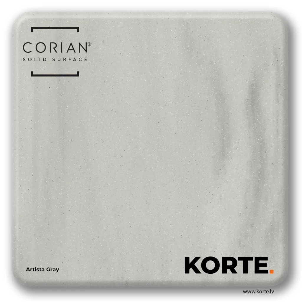 Corian sample Artista Grey