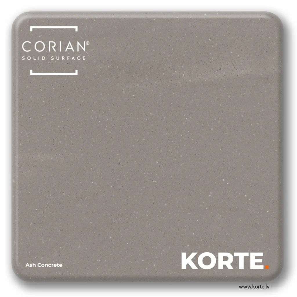 Corian sample Ash Concrete