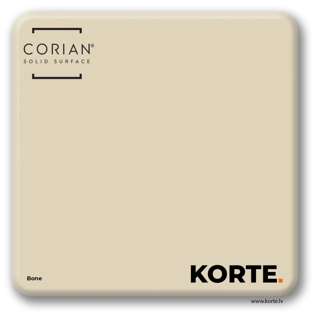 Corian sample Bone
