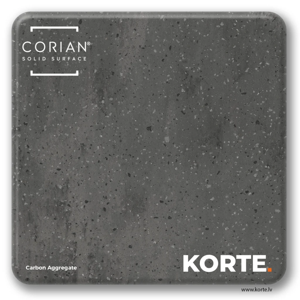 Corian sample Carbon Aggregate