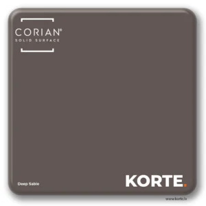 Corian sample Deep Sable