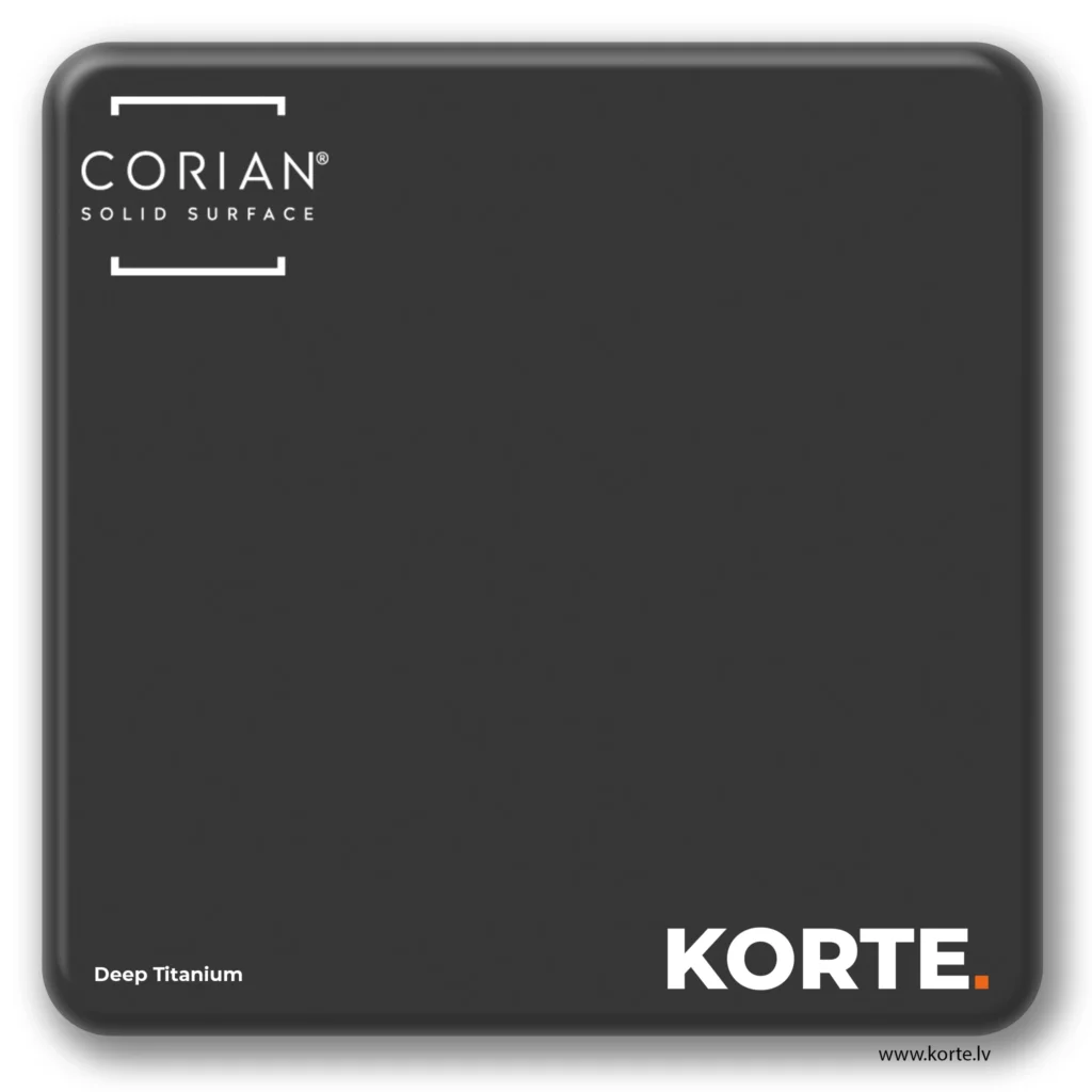 Corian sample Deep Titanium