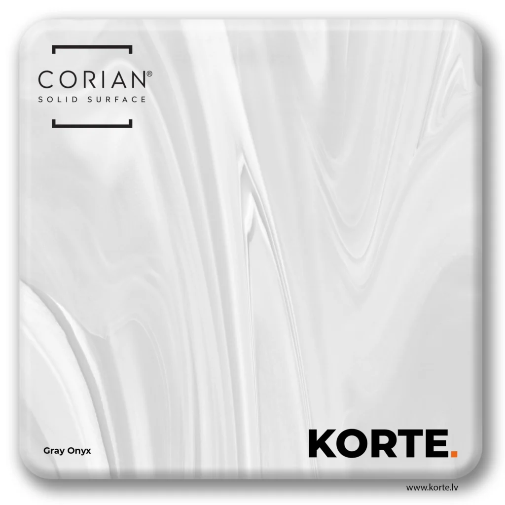 Corian sample Gray Onyx