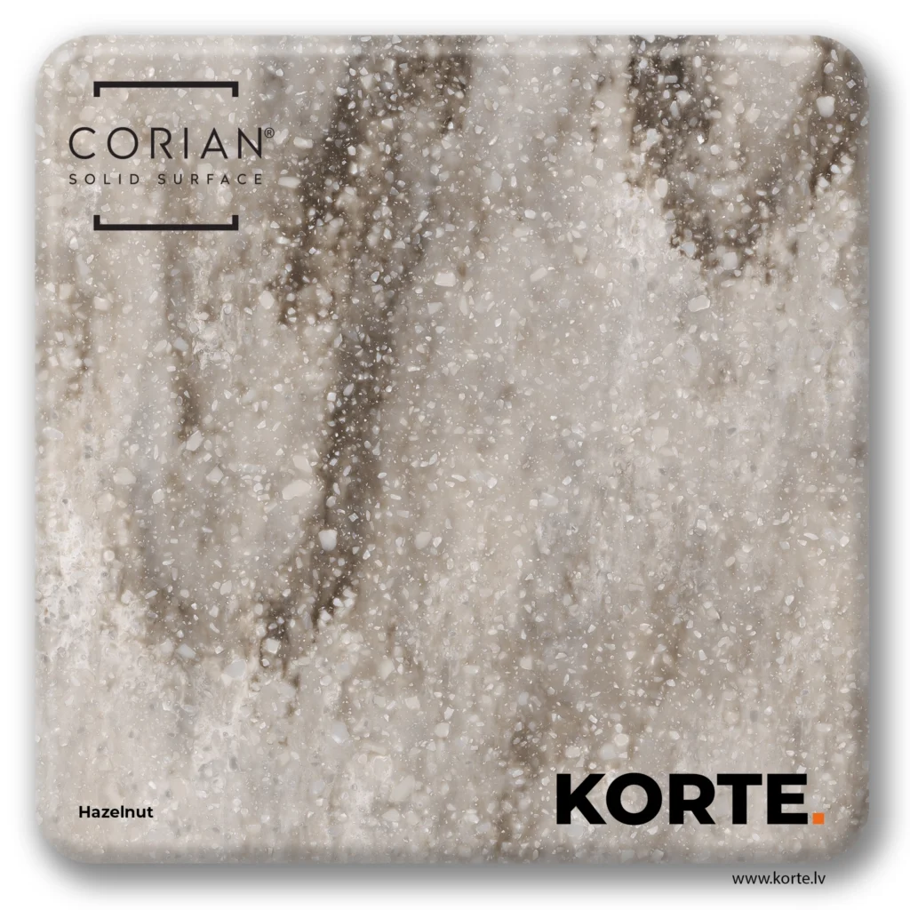 Corian sample Hazelnut