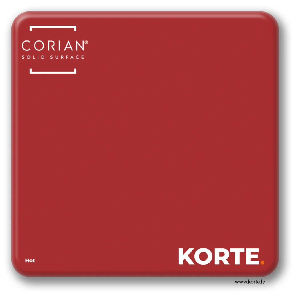 Corian sample Hot