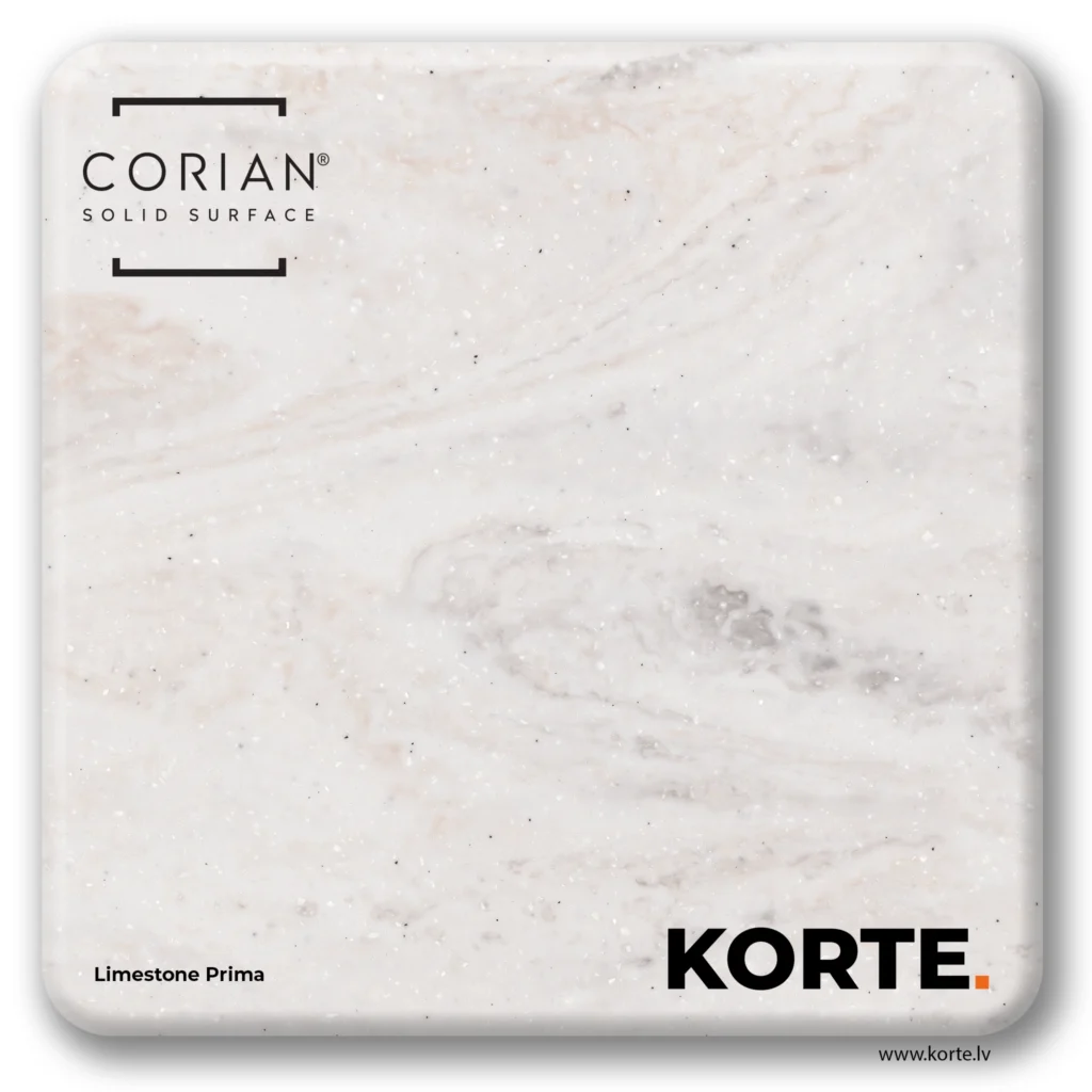 Corian sample Limestone Prima