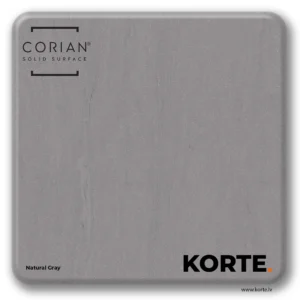 Corian sample Natural Gray