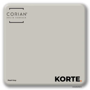 Corian sample Pearl Gray