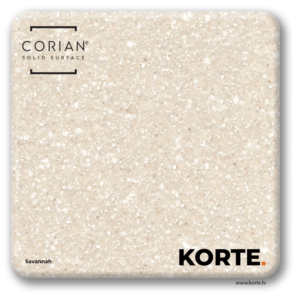 Corian sample Savannah