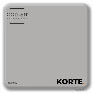 Corian sample Silver Gray