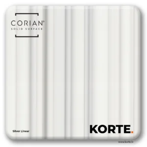Corian sample Silver Linear