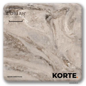 Corian sample Smoke Drift Prima