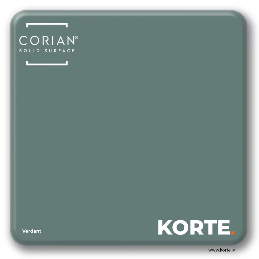 Corian sample Verdant