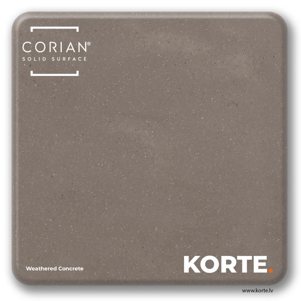 Corian sample Weathered Concrete