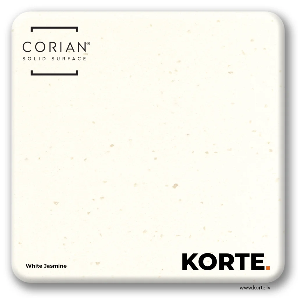 Corian sample White Jasmin
